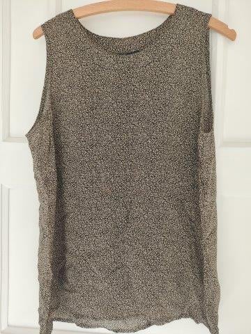 Scarlatti top 44 zwart/bruin, Kleding | Dames, Overige kleuren, Maat 42/44 (L), Ophalen of Verzenden, Zo goed als nieuw