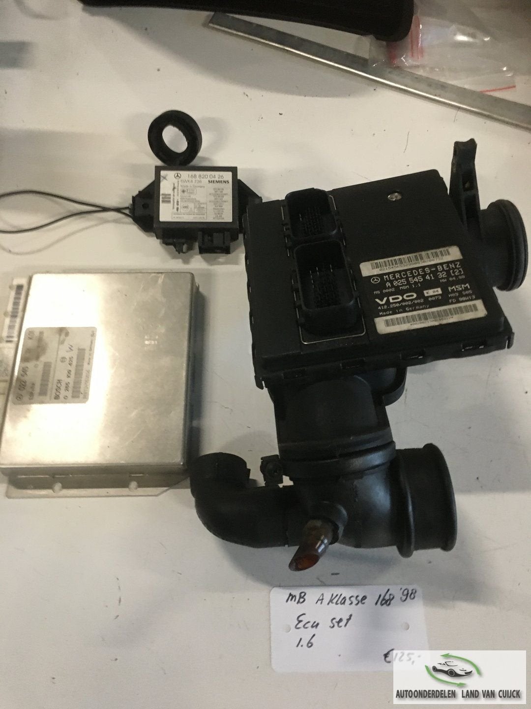 Mb A 168 Bwjr 1998 1.6 Ecu Set