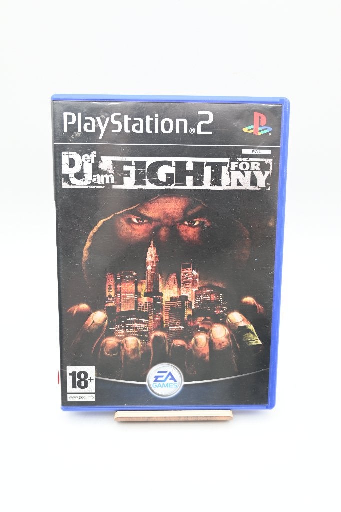 Playstation 2 DEF Jam Fight For NY, Gebruikt, Vanaf 18 jaar, Vechten, 1 speler