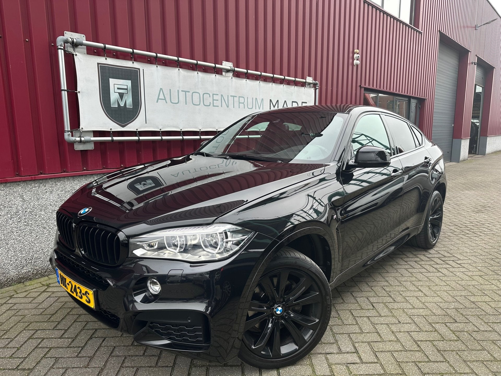 BMW X6 XDrive35i High Executive // Automaat // Clima // Navi, Auto's, Gebruikt, 4 stoelen, Zwart, Bedrijf