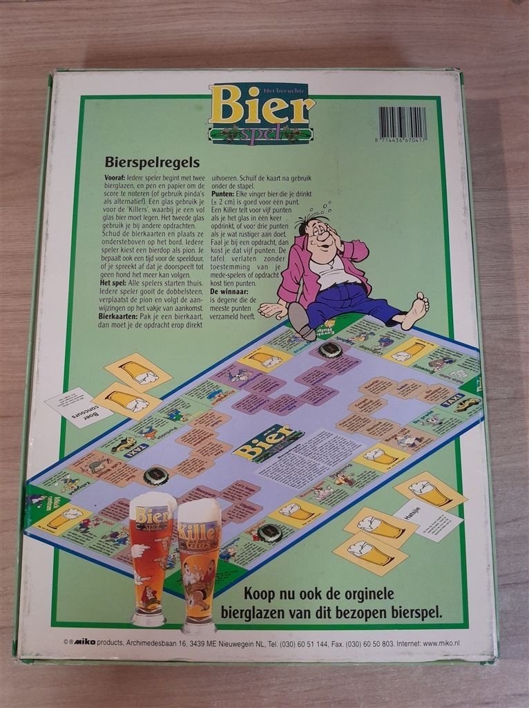 het beruchte bier spel - s6210, Verzenden, Zo goed als nieuw