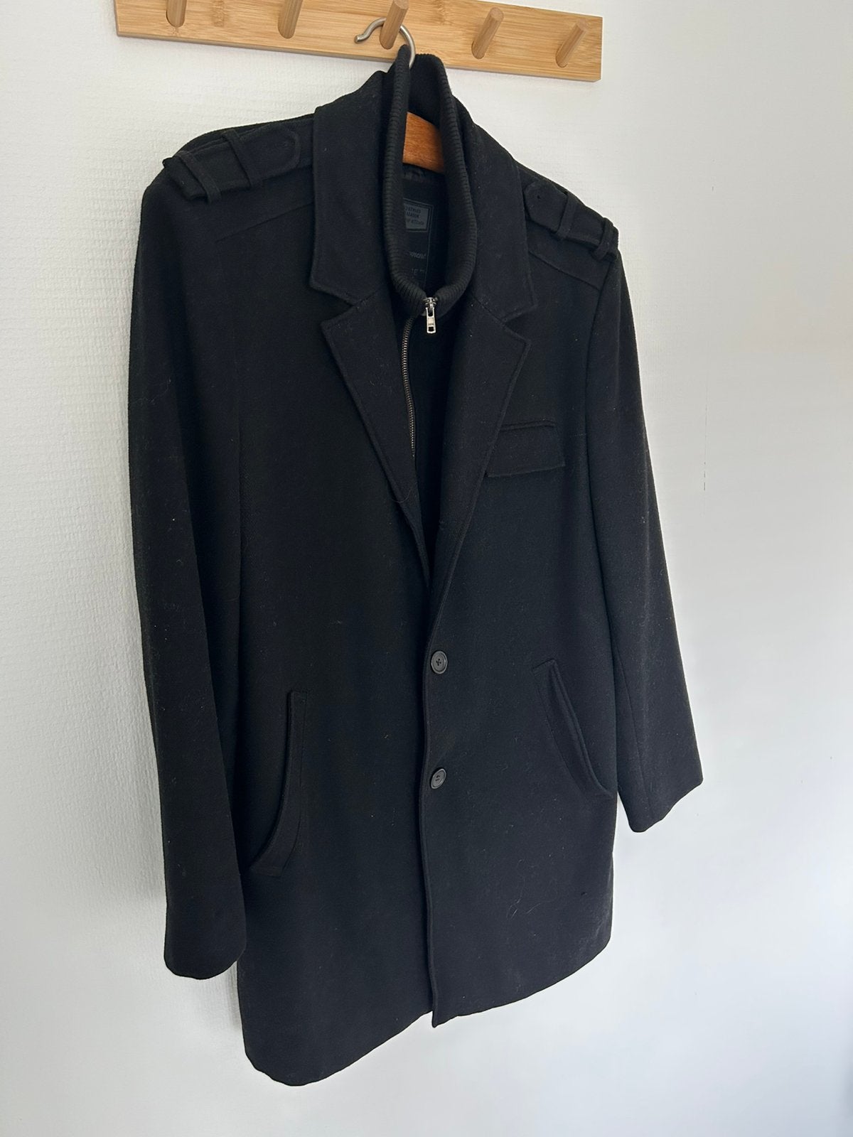 Zwarte jas Clockhouse XL, Kleding | Heren, Ophalen of Verzenden, Zo goed als nieuw, Maat 56/58 (XL), Zwart
