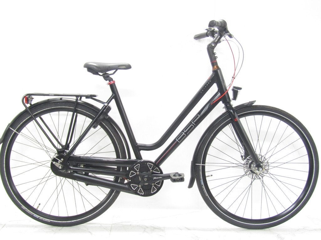Bsp Voyager zwart dames 56cm 28inch, 56 cm of meer, Gebruikt, Overige merken, Versnellingen