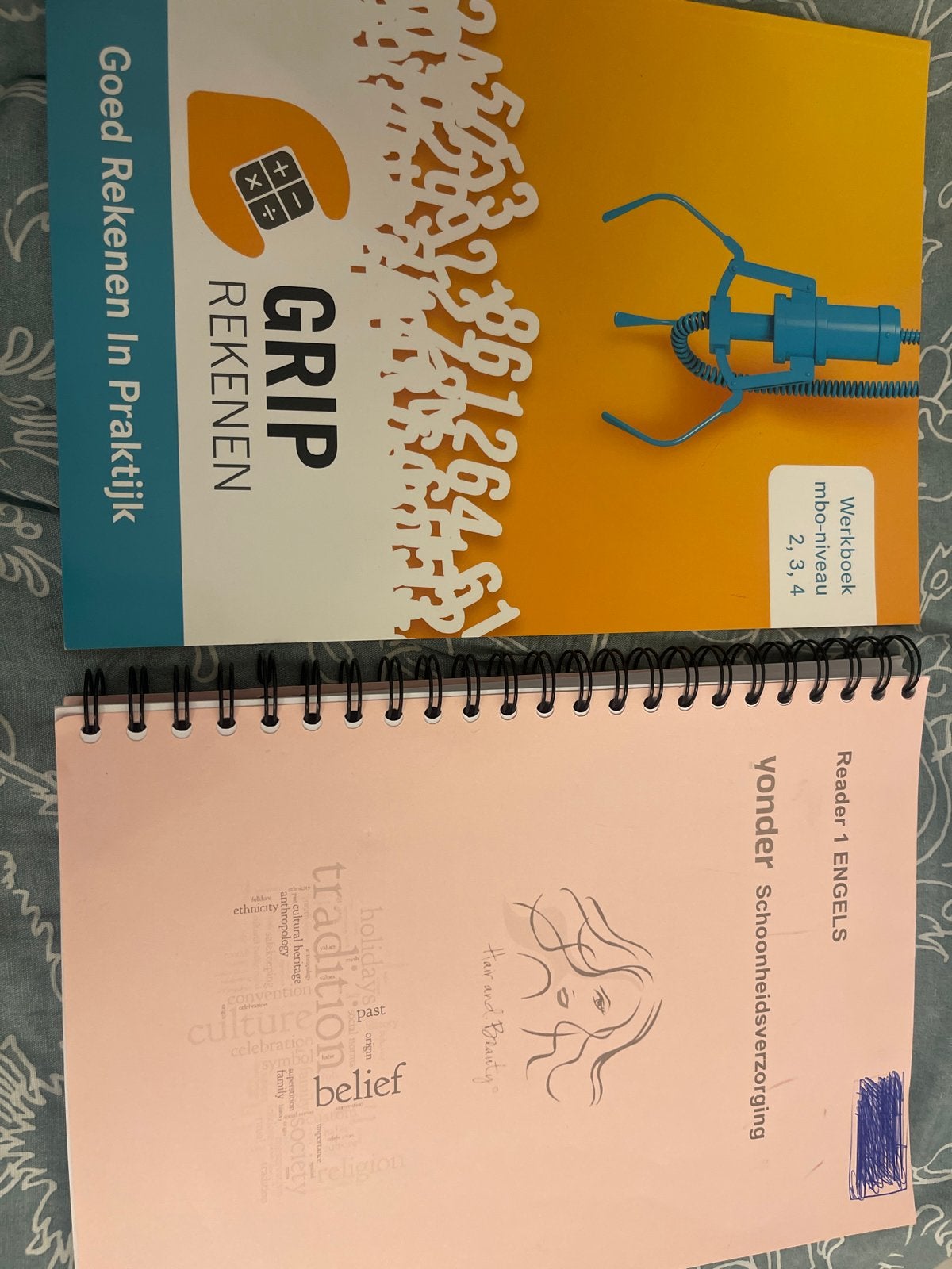 GRIP Rekenen & Yonder Schoonheidsverzorging Reader, Ophalen of Verzenden, Nieuw, Overige niveaus, Nederlands