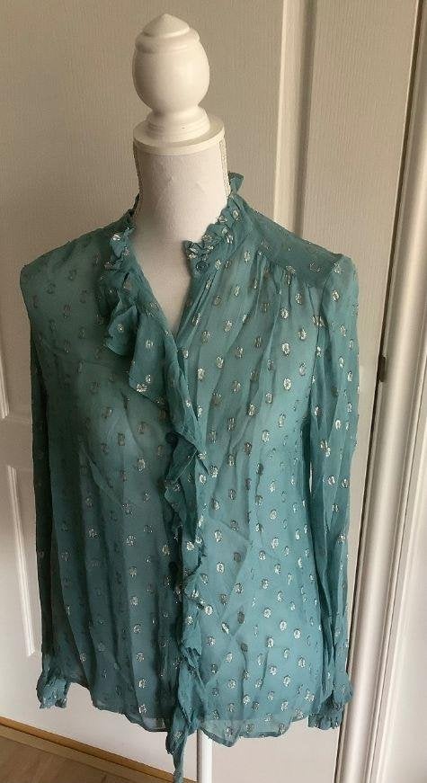 Fabienne Chapot blouse maat S //ZGAN en méér....., Ophalen of Verzenden, Zo goed als nieuw, Maat 36 (S), Blauw