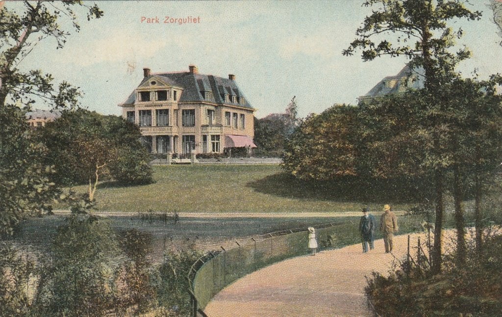 den haag- park zorgvliet 19118, Ophalen of Verzenden, Voor 1920, Zuid-Holland