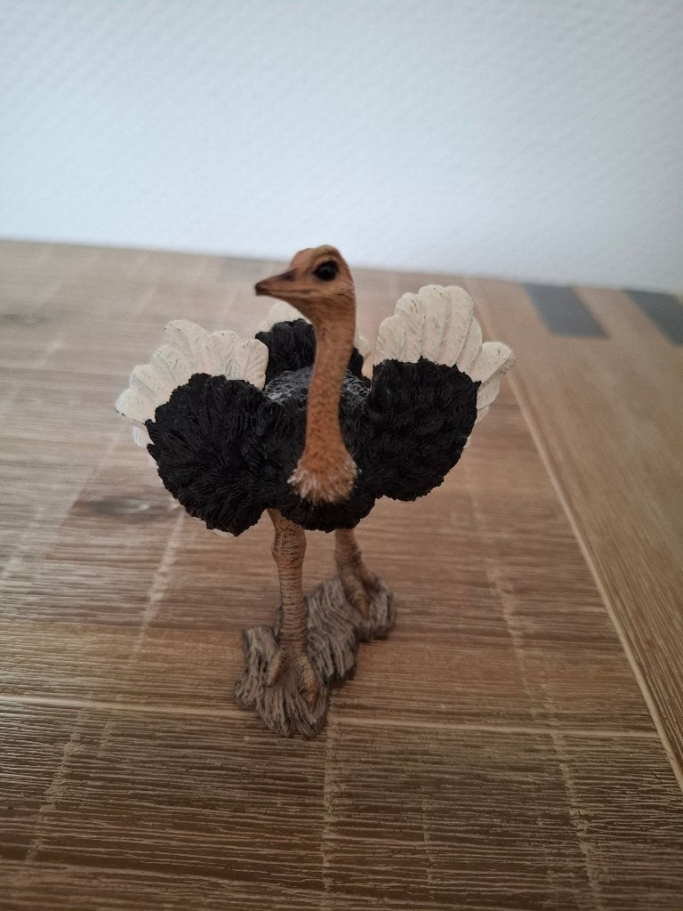 Schleich 14610 -2 Struisvogel man +/- 11 cm hoog, Ophalen of Verzenden, Zo goed als nieuw