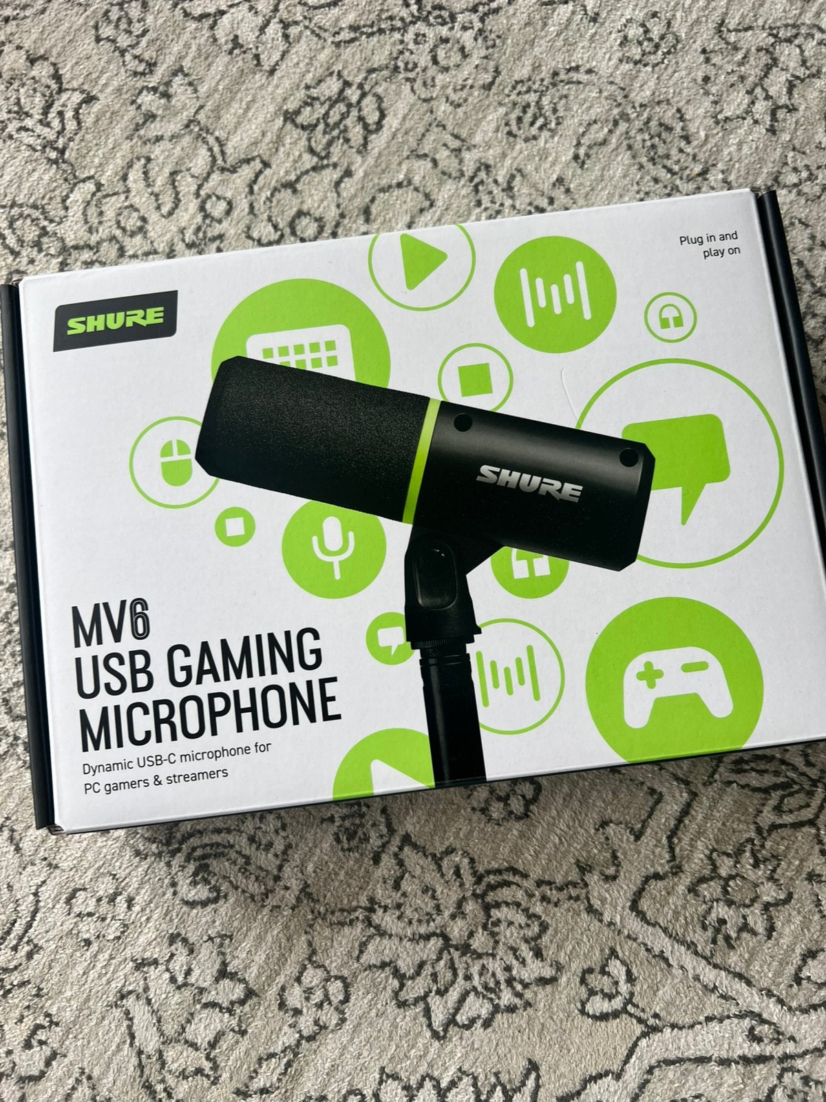 Shure MV6 USB Gaming Microphone, USB-C, Dynamic Microphone, Muziek en Instrumenten, Microfoons, Ophalen of Verzenden, Nieuw, Studiomicrofoon