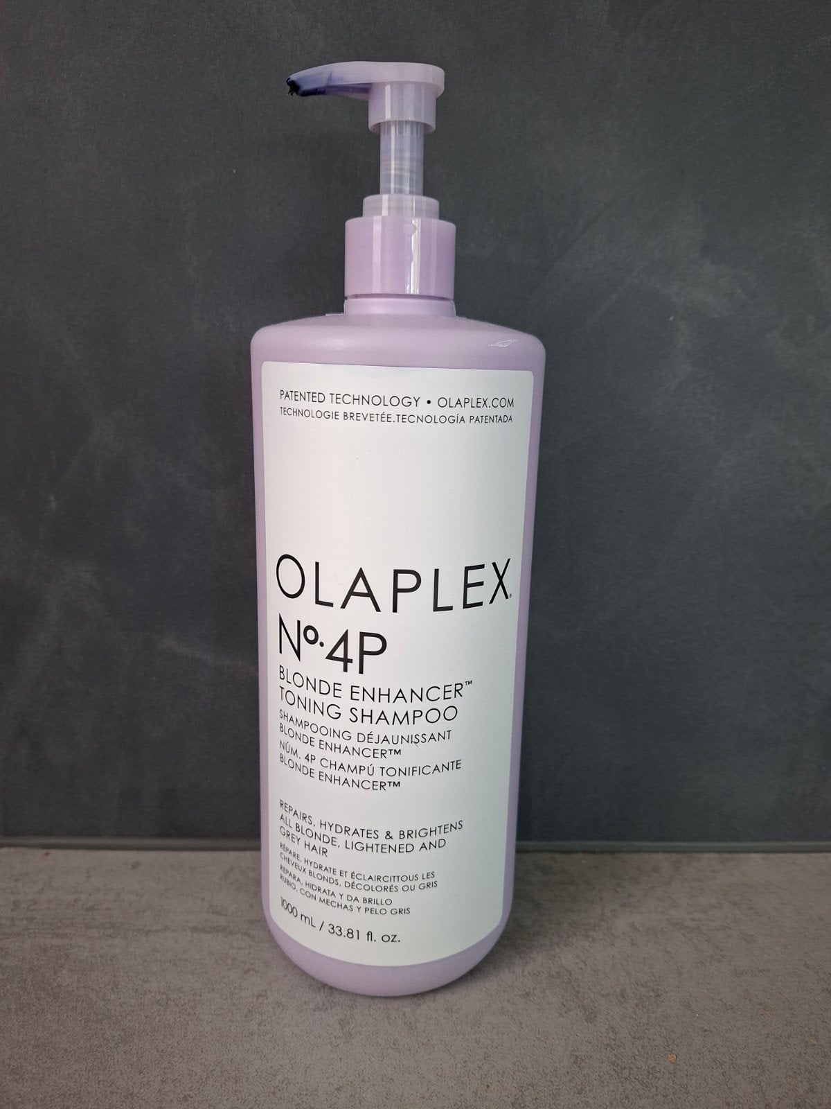 Olaplex no. 4P blonde enhancer toning shampoo - 850ml*, Sieraden, Tassen en Uiterlijk, Uiterlijk | Haarverzorging, Zo goed als nieuw