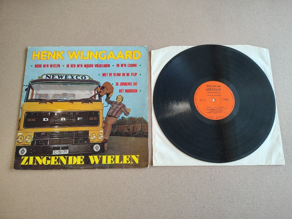 Vinyl LP: Henk Wijngaard - Zingende Wielen (1978)  Telstar, Ophalen of Verzenden, 12 inch, LP