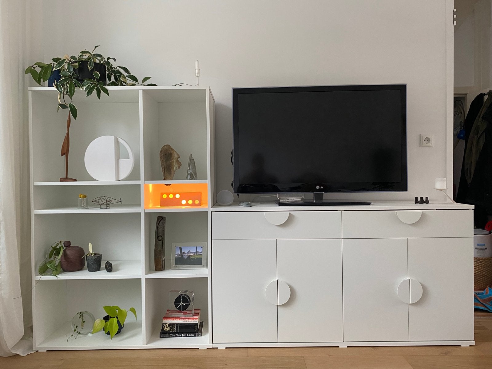 IKEA VIHALS Kastcombinatie: Open Kast & Dressoir, Huis en Inrichting, Overige materialen, Gebruikt, 100 tot 150 cm, Ophalen of Verzenden