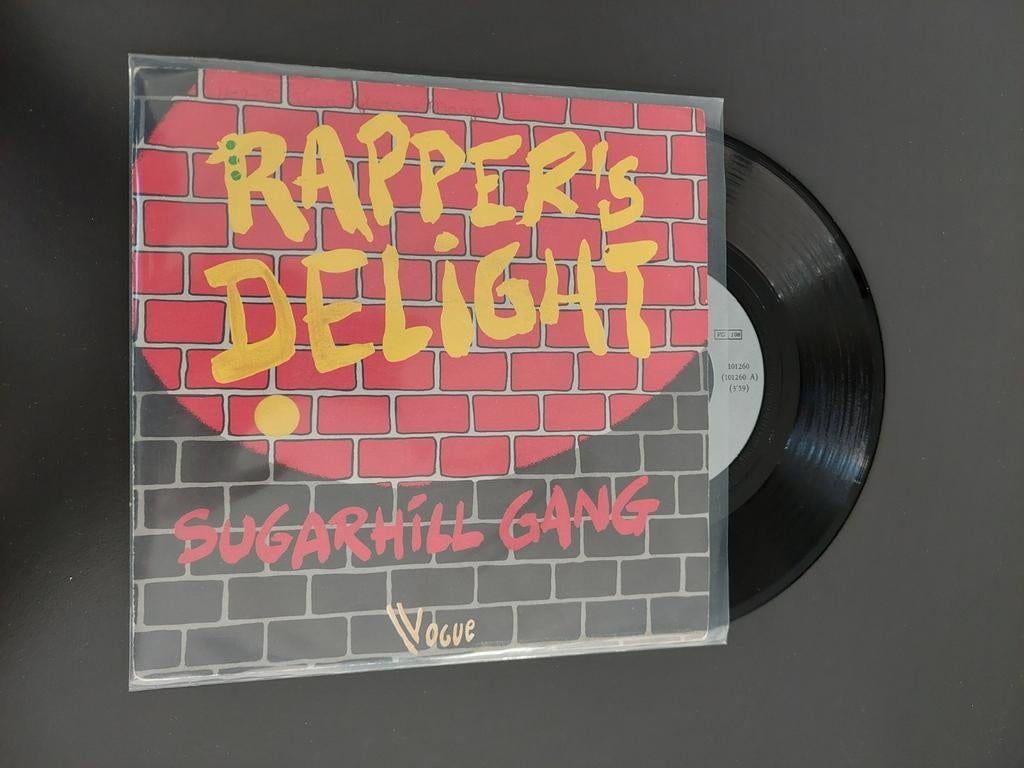 Sugarhill gang rappers delight, Cd's en Dvd's, Vinyl Singles, Ophalen of Verzenden, Gebruikt, 7 inch, Single