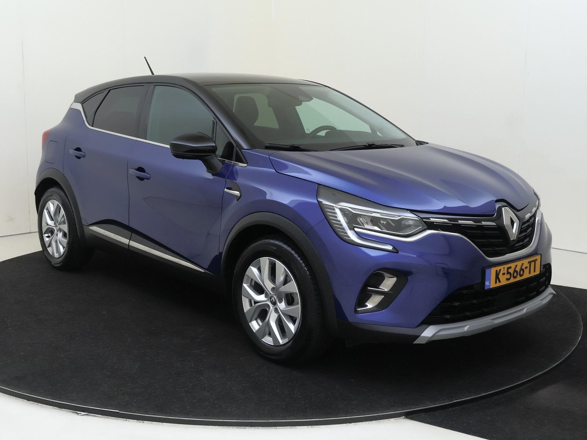 Renault Captur 1.0 TCe 90 Intens | Carplay | Bluetooth | Par, Auto's, Voorwielaandrijving, Dealer onderhouden, Gebruikt, Euro 6