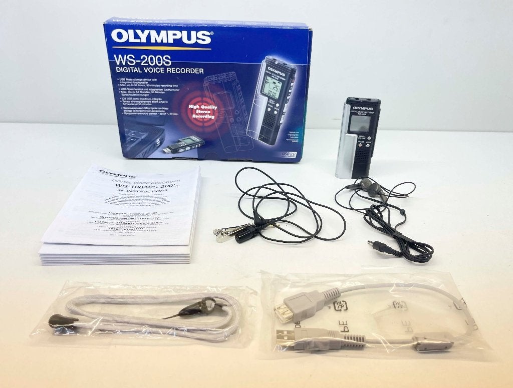 OLYMPUS WS-200S Digital Voice Recorder met 128 MB intern, N, Overige typen, Ophalen of Verzenden, N