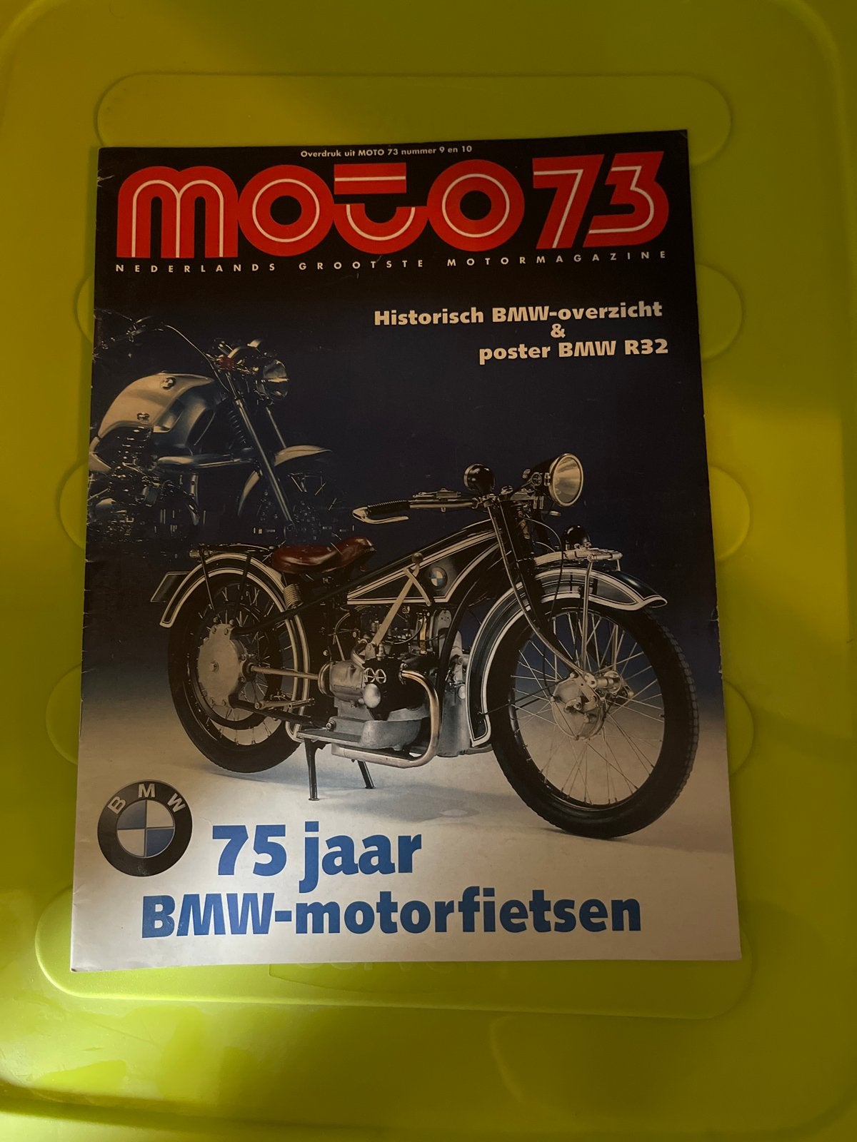 Moto 73 - 75 jaar BMW-motorfietsen (overdruk), Ophalen of Verzenden, Gelezen, Algemeen