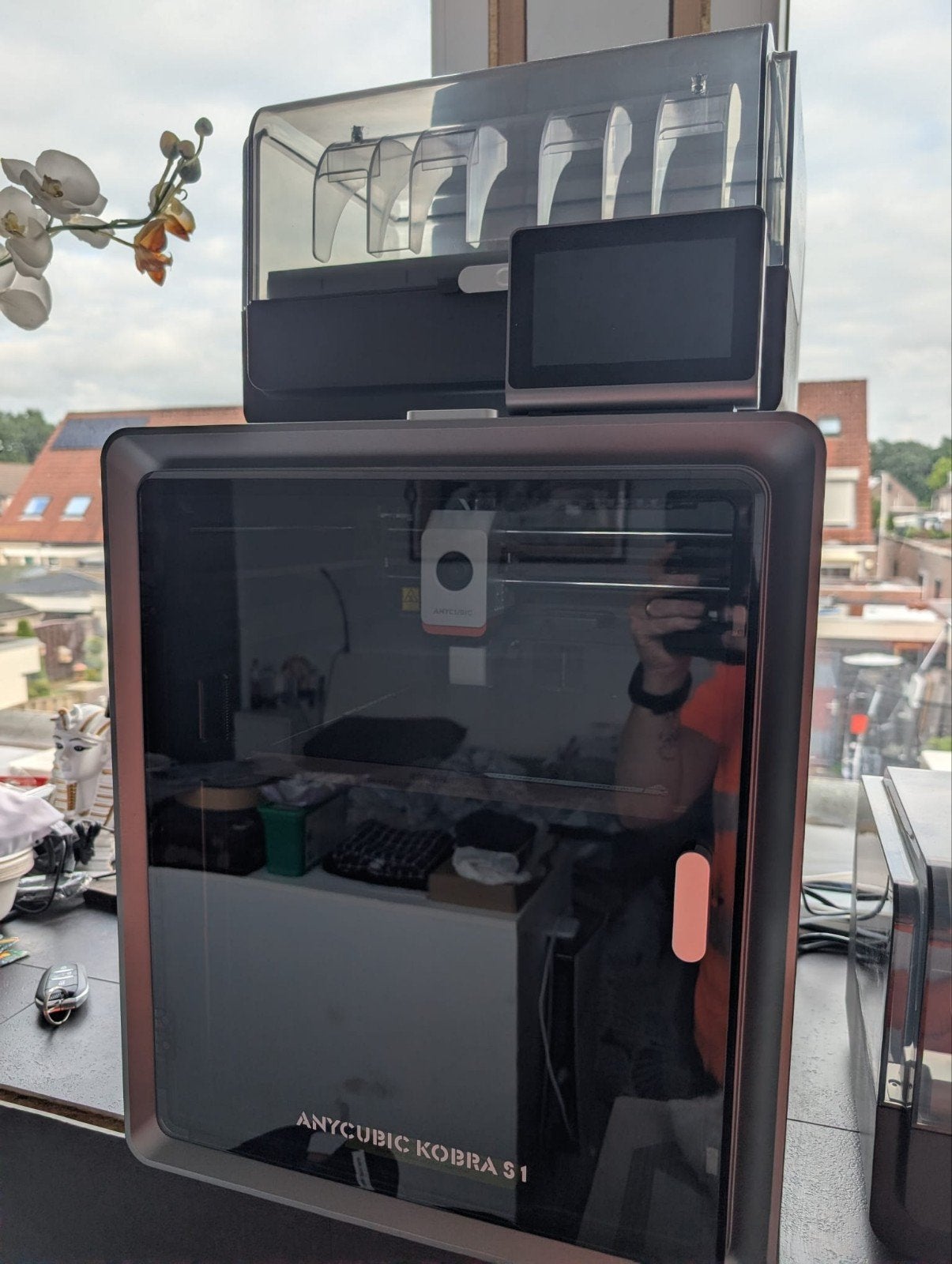 Anycubic Kobra S1 + 2x AMS | 8 kleuren | complete set, Computers en Software, Ophalen, Zo goed als nieuw