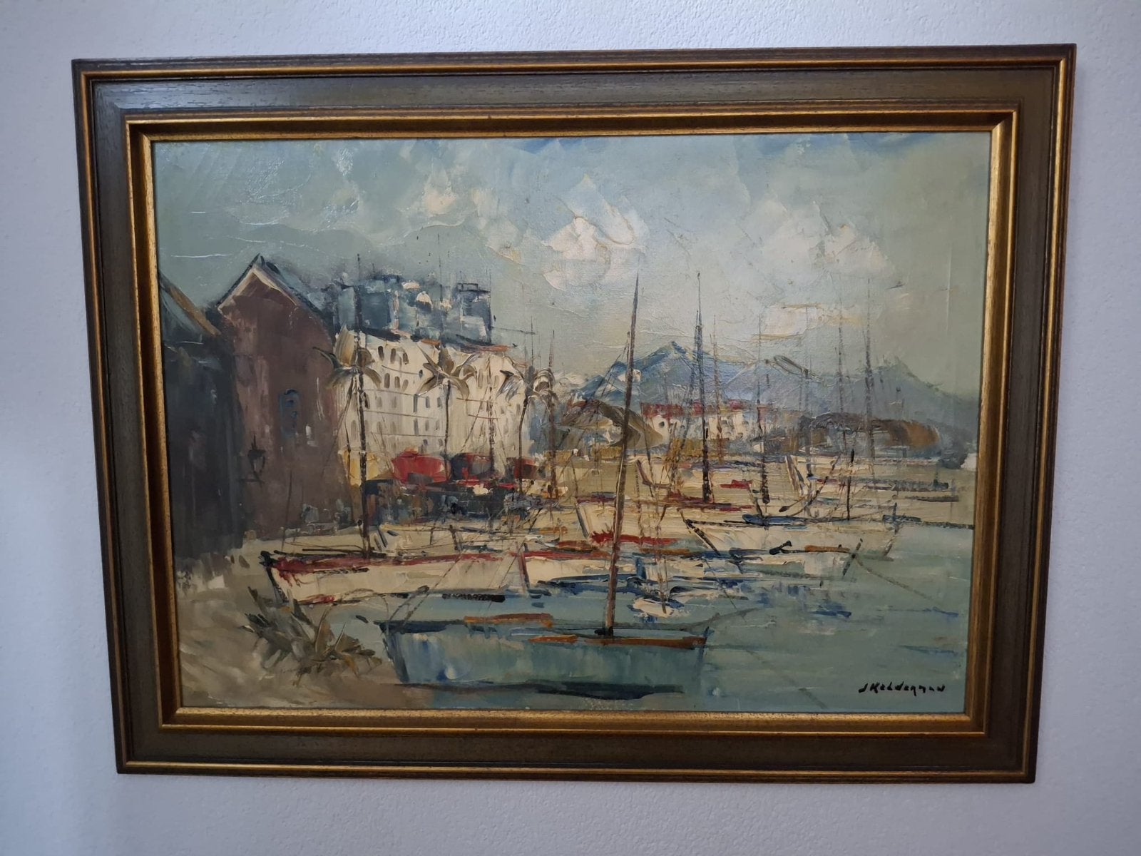 Kunstschilder jan kelderman, Ophalen