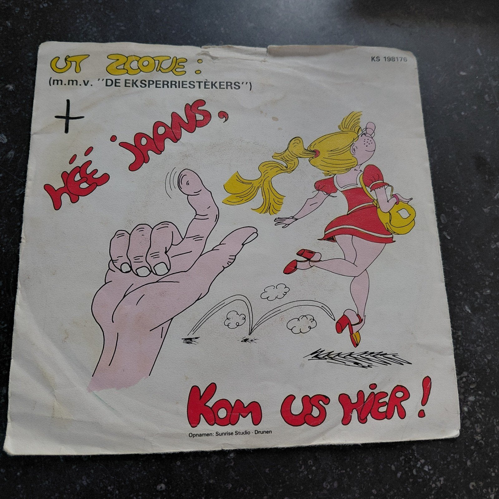 Ut Zootje - Hee Jaans / Kom Us Hier! (Single), Gebruikt, 7 inch, Ophalen of Verzenden, EP