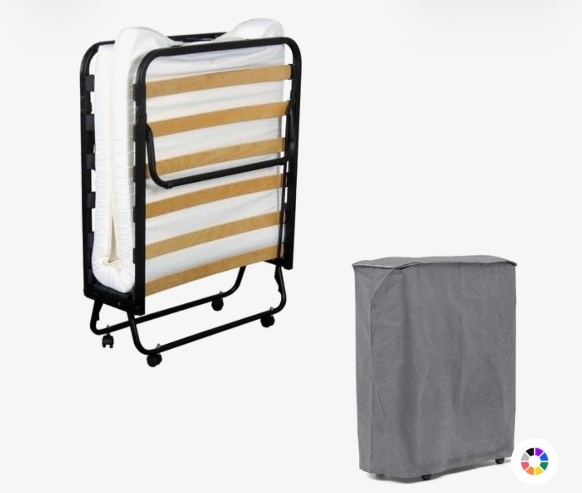 2x Logeerbedden - Comfortabel en Opvouwbaar, Ophalen, Gebruikt, 90 cm, Eenpersoons