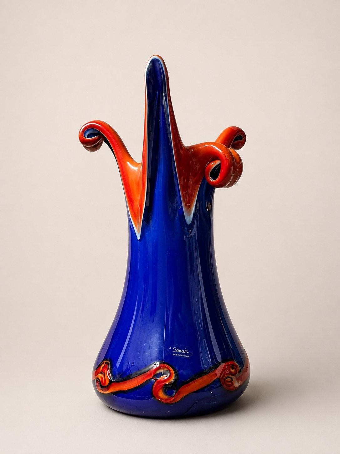 Grote mondgeblazen design vaas van Simax Art –  (36 cm), Ophalen