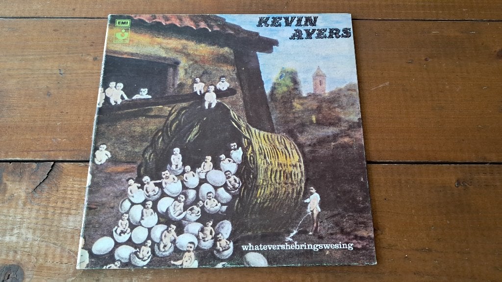 lp album Kevin Ayers ‎- Whatevershebringswesing (Art Rock), Gebruikt, Overige genres, Ophalen of Verzenden, 1970 - 1979