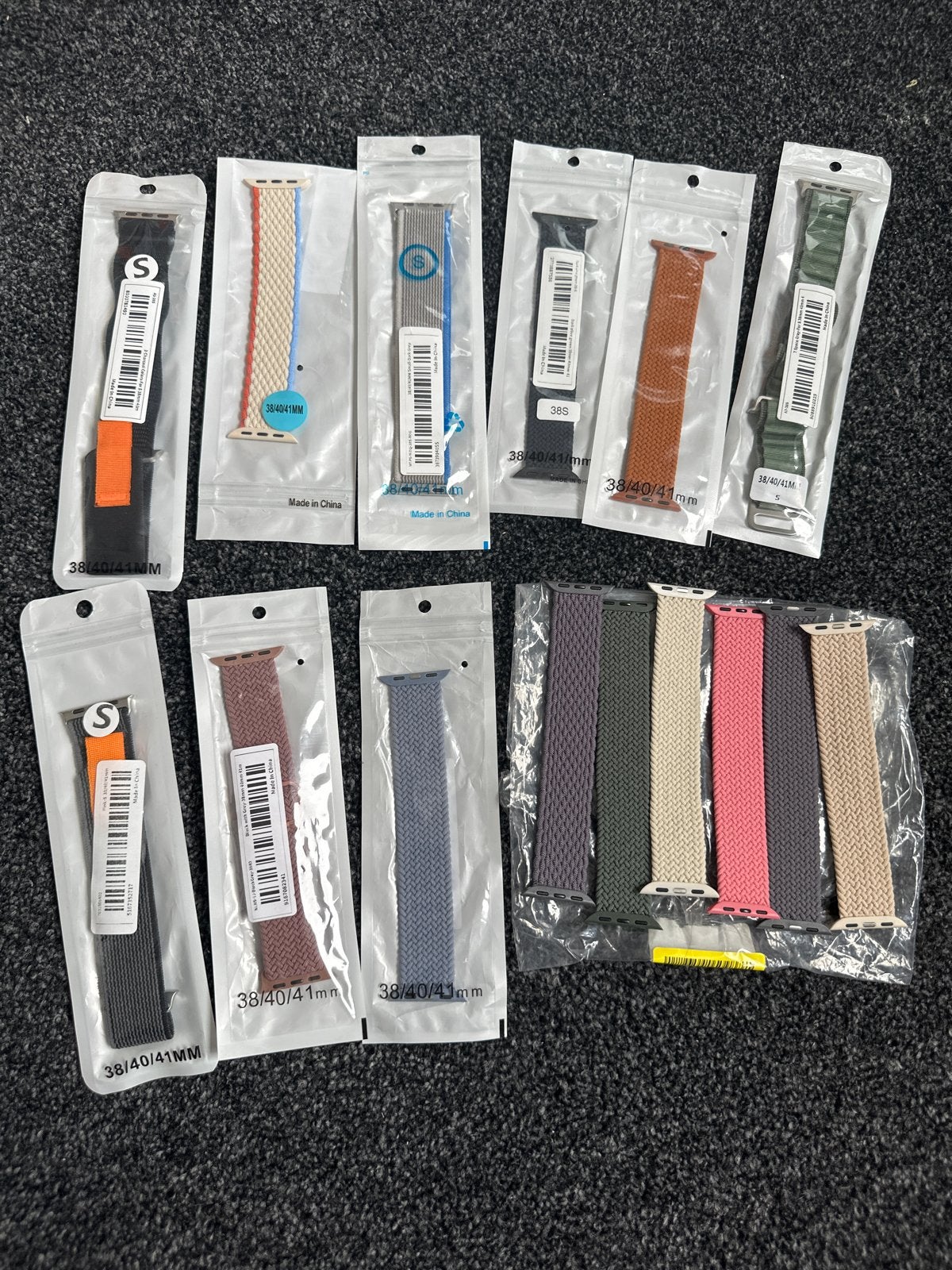 15 Apple Watch bandjes - Nieuw in verpakking, Ophalen of Verzenden, Nieuw, Zwart, IOS