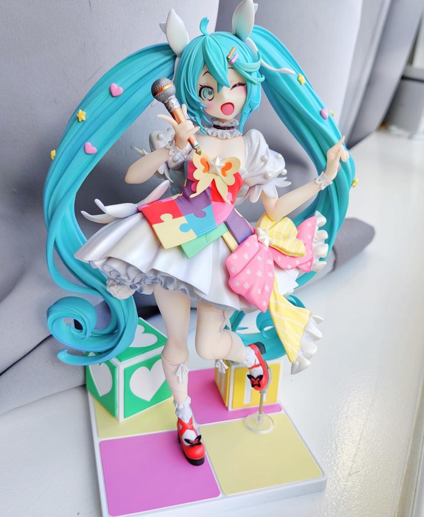Hatsune Miku 1/7 Miku Expo 2023 VR anime figure, Ophalen of Verzenden, Zo goed als nieuw
