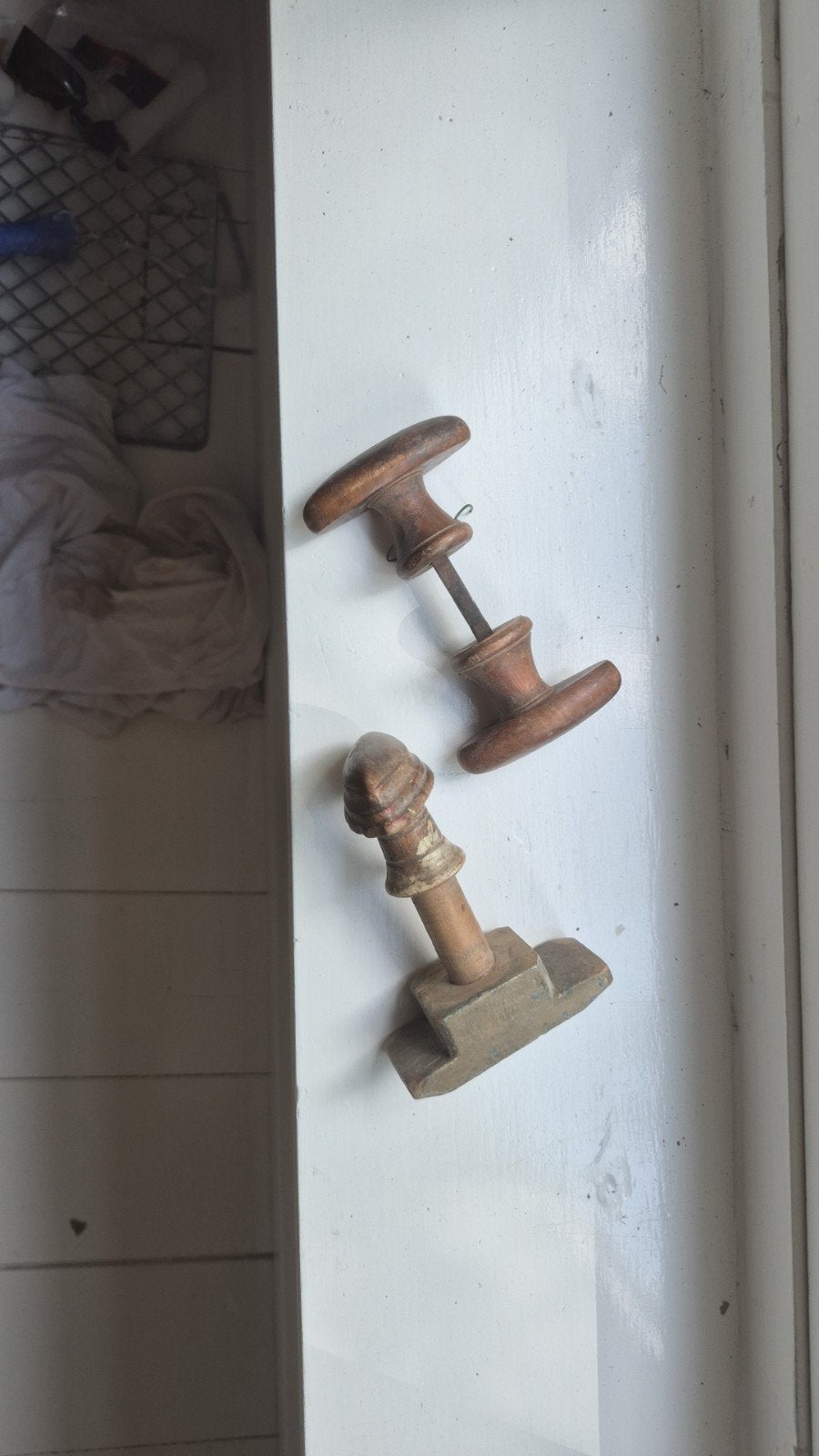 2 deurknoppen, Antiek en Kunst, Ophalen of Verzenden