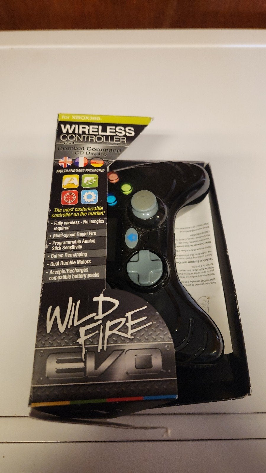 Wild Fire EVO Draadloze Controller voor Xbox 360, Spelcomputers en Games, Ophalen, Controller, Xbox 360, Draadloos