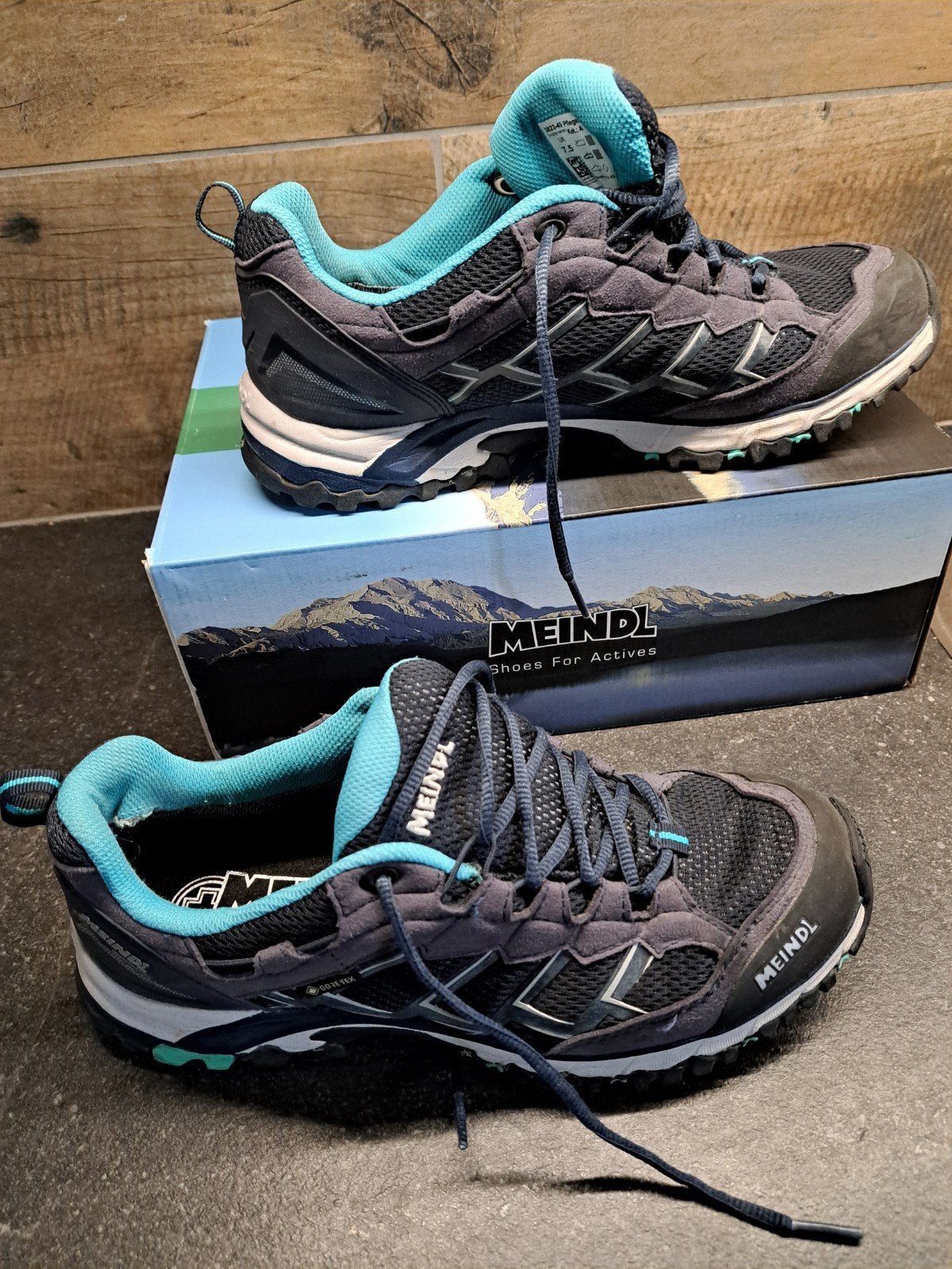 Meindl Caribe Lady GTX maat 7,5 wandelschoenen, Ophalen of Verzenden, Zo goed als nieuw, Schoenen