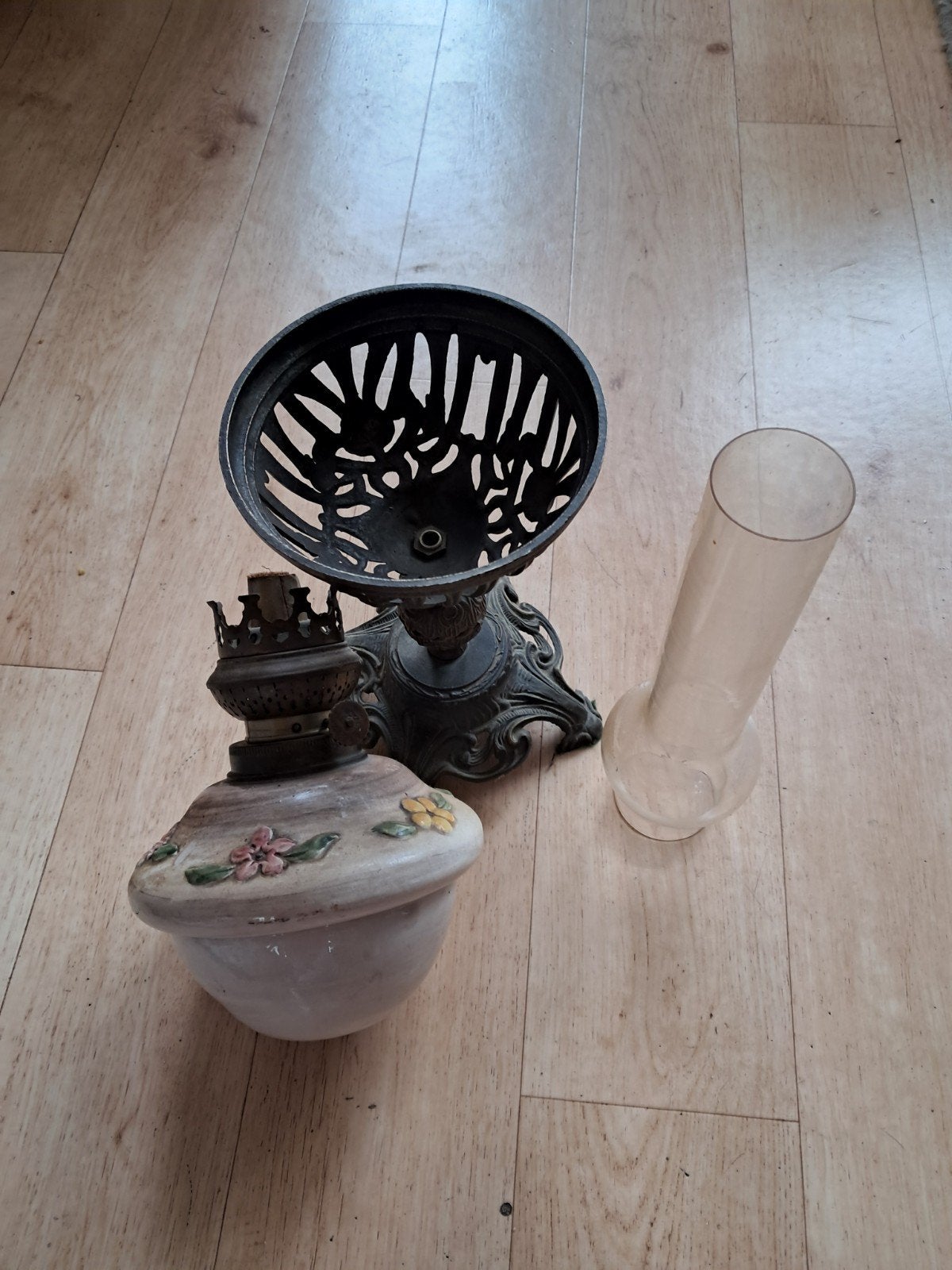olielamp hoogte 55 cm, Ophalen