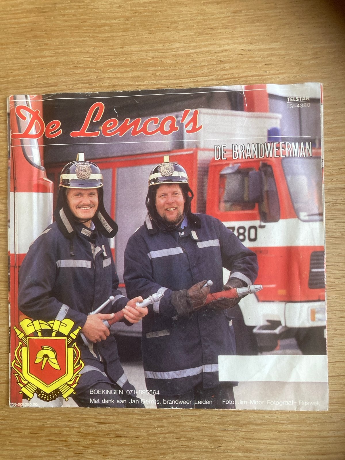 De Lenco's - Het Grote Brandweerlied - Telstar 45 toeren, Ophalen, Gebruikt, 7 inch, Schlager