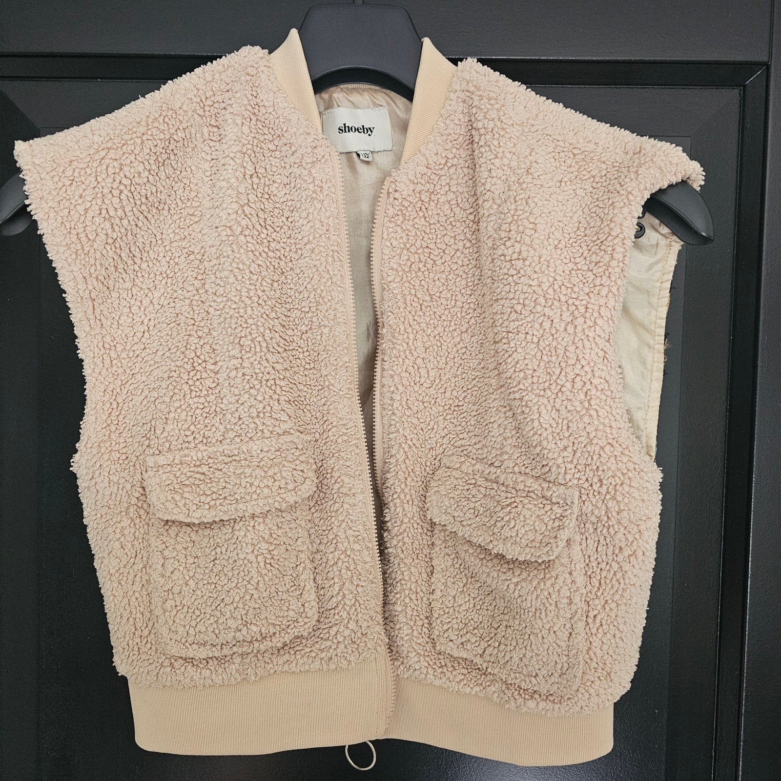 shoeby faux fur gilet body warmer 146 152, Ophalen of Verzenden, Zo goed als nieuw, Meisje, Trui of Vest
