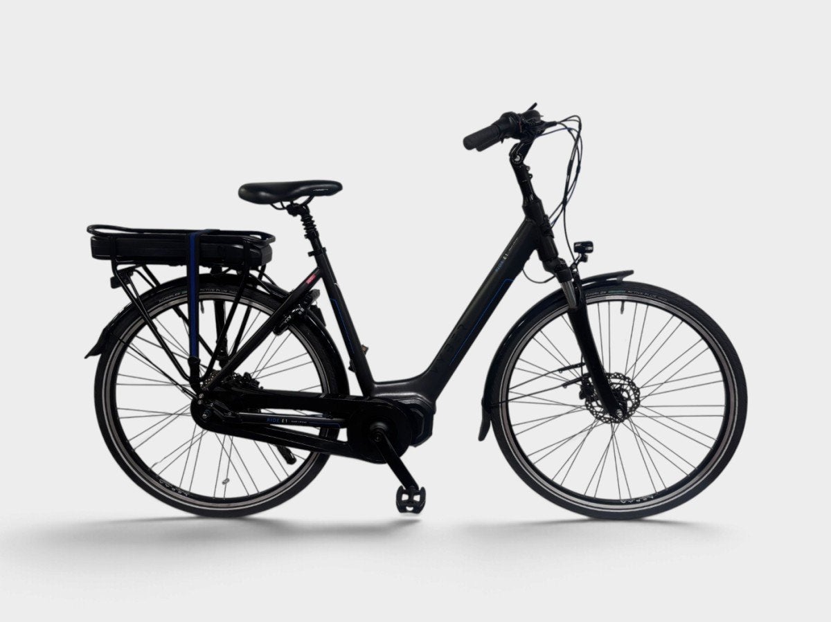 Vyber Ride E1 Black Edition Lage instap Zwart / Blauw 53cm, Gebruikt, -, -, 51 tot 55 cm