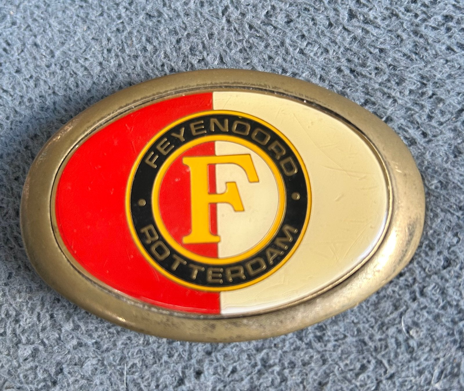Riem Buckle Feyenoord, Verzamelen, Speldjes, Pins en Buttons, Ophalen of Verzenden, Nieuw