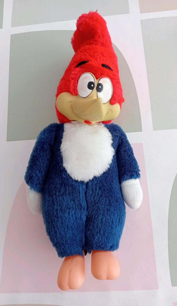 Vintage Woody Woodpecker knuffel 25cm, Ophalen, Gebruikt, Overige merken, Overige karakters