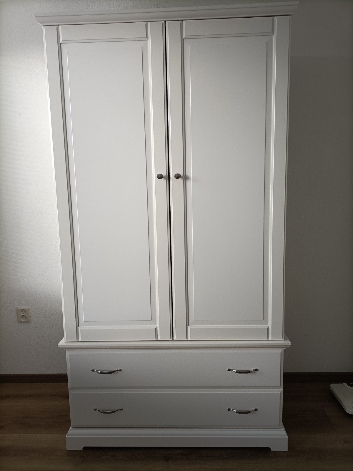 witte kledingkast te koop, Ophalen