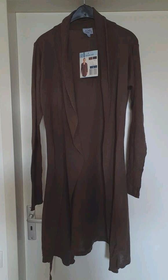 John Cabot Dames Vest - Bruin, Maat L, 100% Katoen, Bruin, Maat 42/44 (L), Nieuw, Ophalen of Verzenden