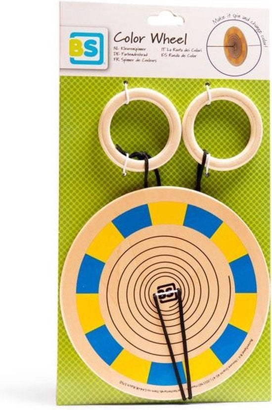PARTIJ BS TOYS KLEURENSPINNER HOUT FSC, Diversen, ., Nieuw, Ophalen of Verzenden, .