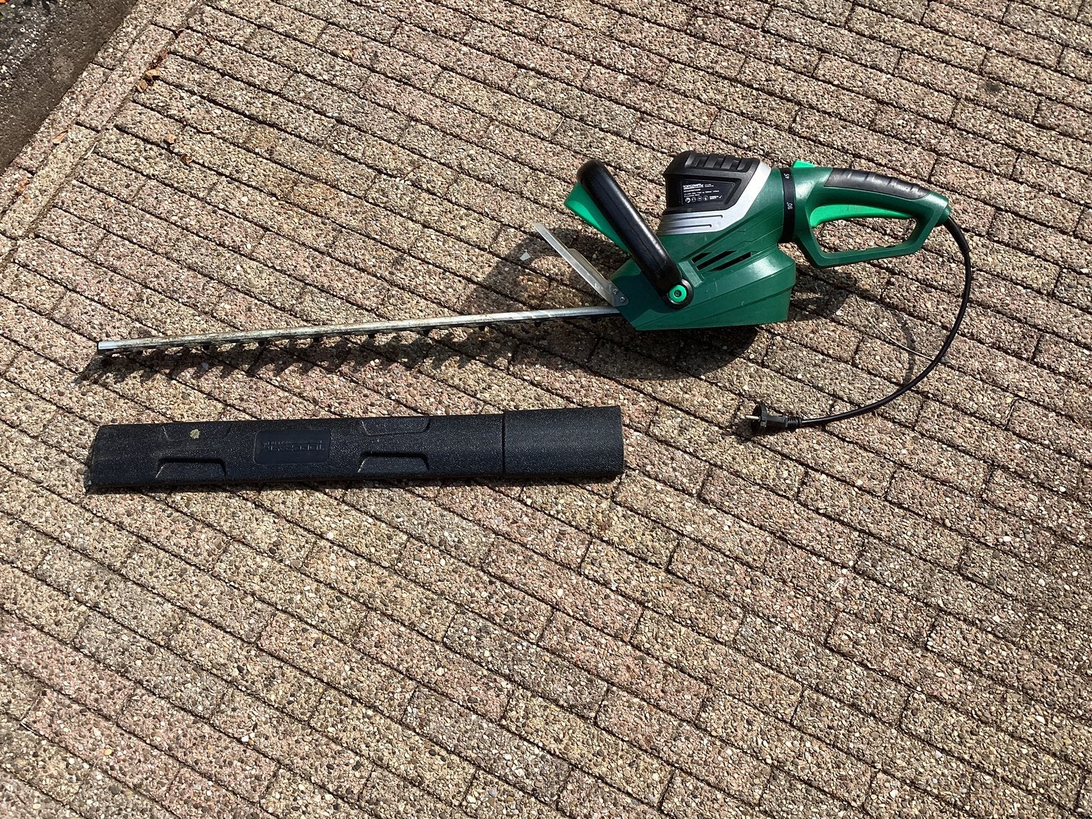 Electrische Heggenschaar blad 61 cm Topcraft.€27,50, Ophalen, Zo goed als nieuw, Elektrisch