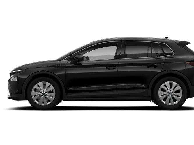 Skoda Elroq Tour Edition 85 | 286PK | Trekhaak | Stoelverwar, Auto's, Automaat, 1800 kg, Leder en Stof, Zwart