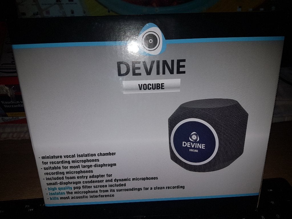 Devine 'vocal booth' (microfoon isolatie van de ruimte), Ophalen of Verzenden, Zo goed als nieuw, Overige typen