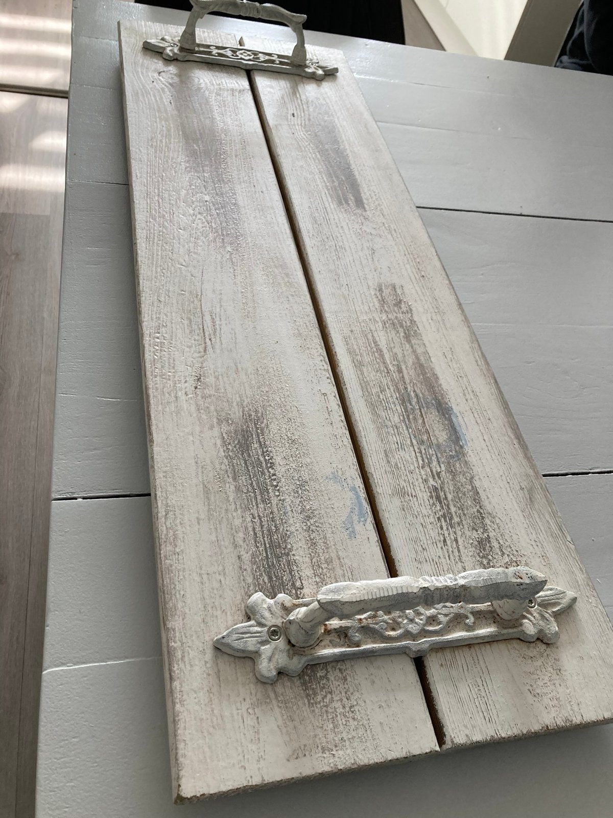 Decoratieplank/serveerplank, Huis en Inrichting, Woonaccessoires | Kapstokken, Gebruikt, Minder dan 100 cm, Hout, Ophalen