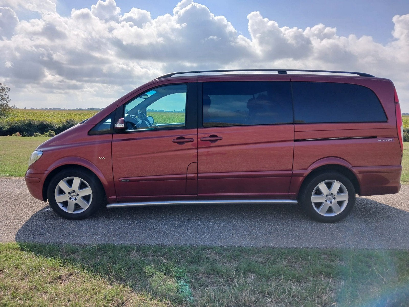 Mercedes-Benz Viano 2009, 3.0 V6 dubbele cabine., Auto's, Zwart, 2500 kg, 2987 cc, Diesel