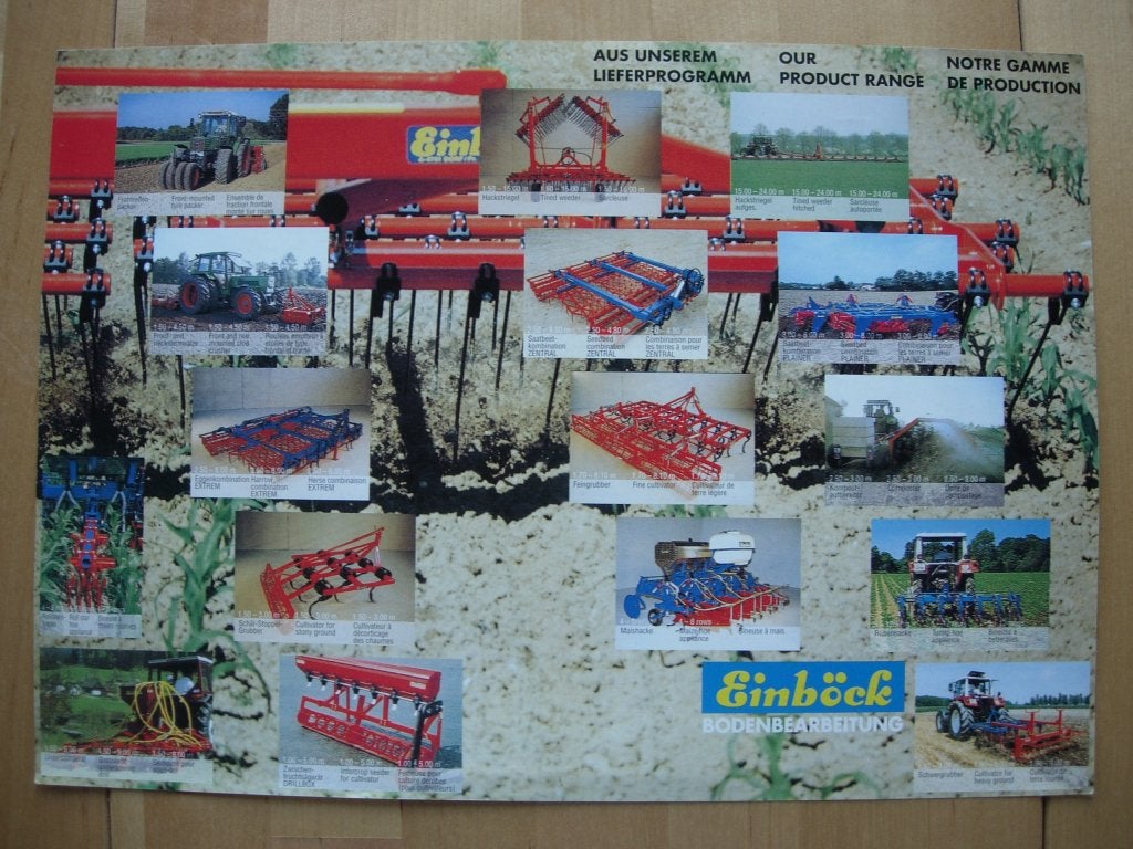 Einböck Zaaimachine Brochure 1997, Verzenden, Zo goed als nieuw, Einbock