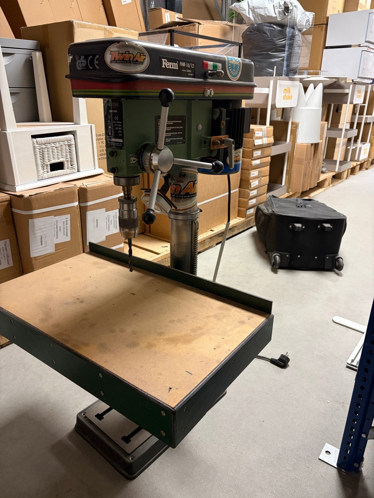 Kolomboormachine in goede staat - Rexon RDM 80B, Doe-het-zelf en Verbouw, Gereedschap | Boormachines, Ophalen, Gebruikt, 400 tot 600 watt