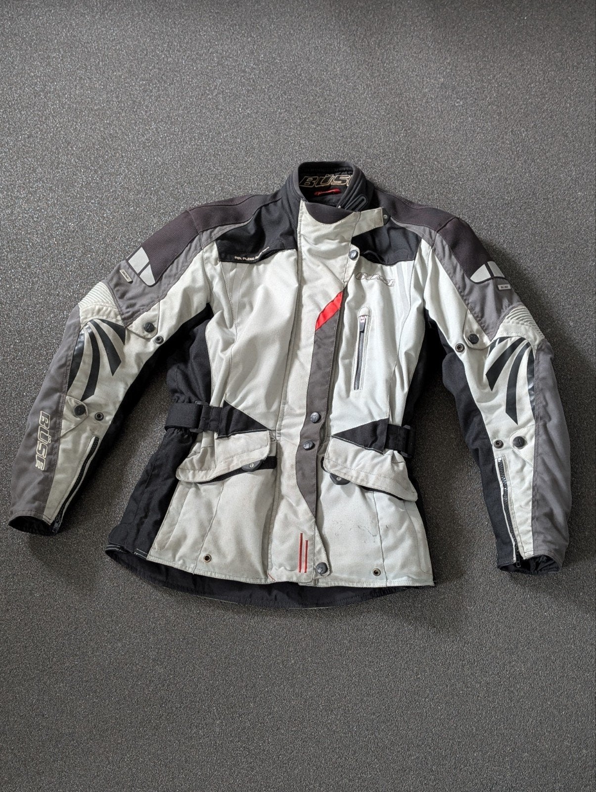 Büse Motorpak (Jas, Broek, Laarzen) - Dames, Motoren, Kleding | Motorkleding, Jas | textiel, Ophalen of Verzenden, Dames, Büse