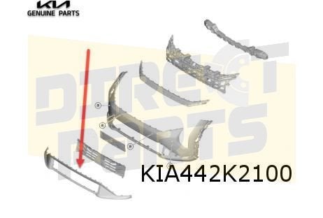 Kia EV4 (10/25-) voorbumper inzet Origineel! 86512SZ000BKL, Kia, -, -, Nieuw