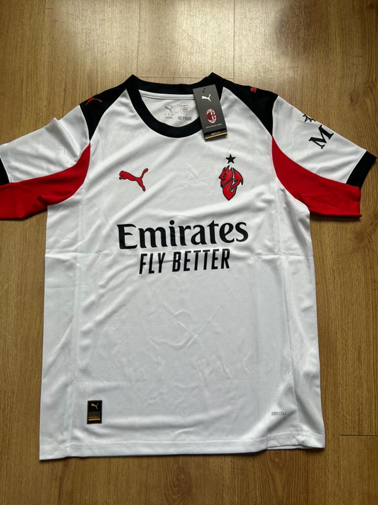 AC Milan voetbalshirt, Kleding | Heren, Sportkleding, Nieuw, Voetbal, Maat 46 (S) of kleiner, Wit, Ophalen of Verzenden