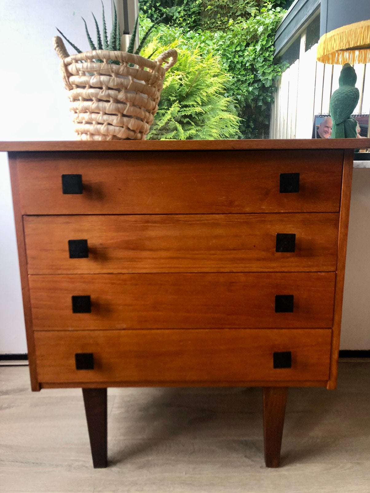 Mooie Deense Vintage mid Century kast Mobler NITEX -uniek, Minder dan 50 cm, Vintage mid century, Teakhout, Ophalen of Verzenden